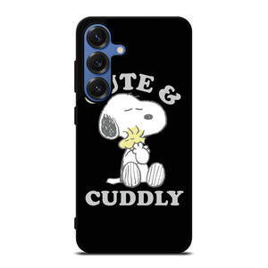 SNOOPY THE PEANUTS CUTE AND CUDDLY Samsung Galaxy S25 Case Cover