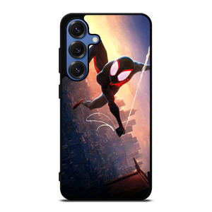 SPIDERMAN MILES MORALES ACROSS SPIDER-VERSE SWING Samsung Galaxy S25 Case Cover