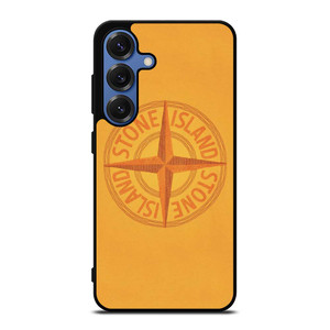 STONE ISLAND LOGO YELLOW Samsung Galaxy S25 Case Cover