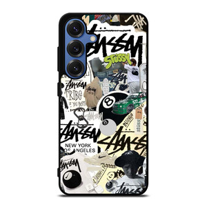 STUSSY COLLAGE Samsung Galaxy S25 Case Cover STUSSY COLLAGE Samsung Galaxy S25 Case Cover