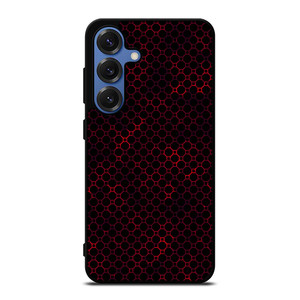 STYLISH HEXAGONAL RED PATTERN Samsung Galaxy S25 Case Cover
