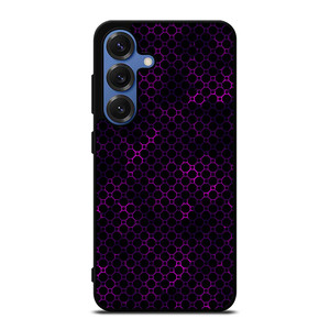 STYLISH HEXAGONAL VIOLET PATTERN Samsung Galaxy S25 Case Cover