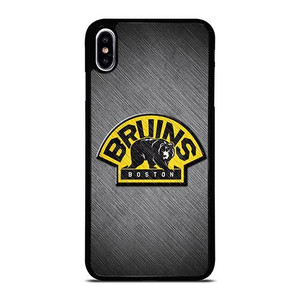 BOSTON BRUINS METAL LOGO iPhone XS Max Case Cover BOSTON BRUINS METAL LOGO iPhone XS Max Case Cover