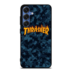 THRASHER SKATEBOARD CAMO BLUE Samsung Galaxy S25 Case Cover