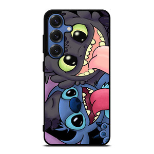 TOOTHLESS AND STITCH CARTOON Samsung Galaxy S25 Case Cover