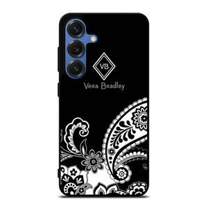 VERA BRADLEY BLACK AND WHITE Samsung Galaxy S25 Case Cover VERA BRADLEY BLACK AND WHITE Samsung Galaxy S25 Case Cover