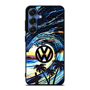 VOLKSWAGEN VW LOGO OCEAN Samsung Galaxy S25 Case Cover VOLKSWAGEN VW LOGO OCEAN Samsung Galaxy S25 Case Cover