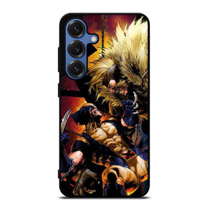 WOLVERINE VS SABRETOOTH Samsung Galaxy S25 Case Cover