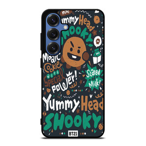 YUMMY HEAD SHOOKY BTS 21 Samsung Galaxy S25 Case Cover YUMMY HEAD SHOOKY BTS 21 Samsung Galaxy S25 Case Cover