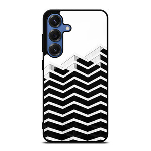 ZIG ZAG HALF PATTERN Samsung Galaxy S25 Case Cover ZIG ZAG HALF PATTERN Samsung Galaxy S25 Case Cover