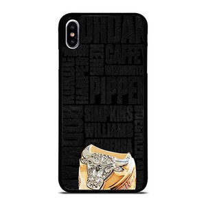 CHICAGO BULLS RING AND NAME iPhone XS Max Case Cover