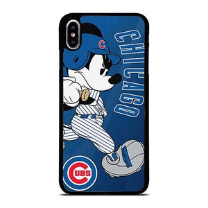 CHICAGO CUBS LOGO MICKEY MOUSE iPhone XS Max Case Cover CHICAGO CUBS LOGO MICKEY MOUSE iPhone XS Max Case Cover