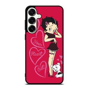 BETTY BOOP EAT YOUR HEART Samsung Galaxy S25 Plus Case Cover BETTY BOOP EAT YOUR HEART Samsung Galaxy S25 Plus Case Cover