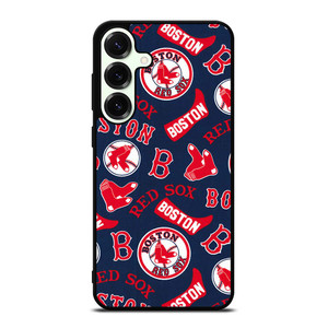 BOSTON RED SOX BASEBALL PATTERN Samsung Galaxy S25 Plus Case Cover