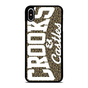 CROOKS AND CASTLES LEOPARD SKIN iPhone XS Max Case Cover