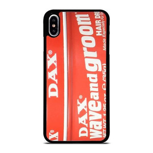 DAX WAVE AND GROOM POMADE iPhone XS Max Case Cover