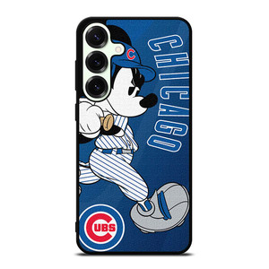 CHICAGO CUBS LOGO MICKEY MOUSE Samsung Galaxy S25 Plus Case Cover