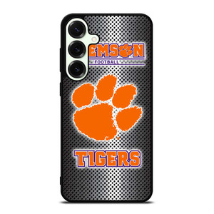 CLEMSON TIGERS METAL LOGO Samsung Galaxy S25 Plus Case Cover