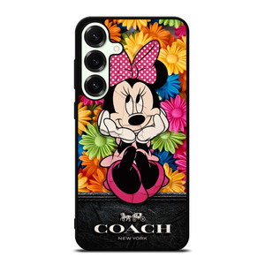 COACH MINNIE MOUSE FLOWER Samsung Galaxy S25 Plus Case Cover