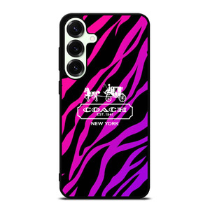 COACH NEW YORK BLACK VIOLET Samsung Galaxy S25 Plus Case Cover COACH NEW YORK BLACK VIOLET Samsung Galaxy S25 Plus Case Cover