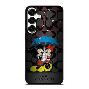 COACH NEW YORK MICKEY MINNIE MOUSE UMBRELLA Samsung Galaxy S25 Plus Case Cover