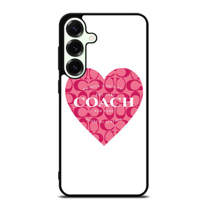 COACH NEW YORK PINK HEART Samsung Galaxy S25 Plus Case Cover