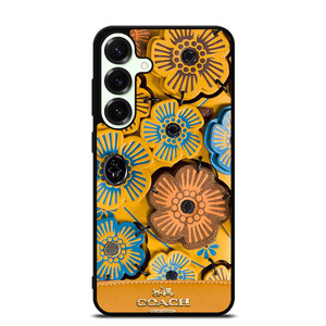 COACH NEW YORK ROSE TEA Samsung Galaxy S25 Plus Case Cover COACH NEW YORK ROSE TEA Samsung Galaxy S25 Plus Case Cover