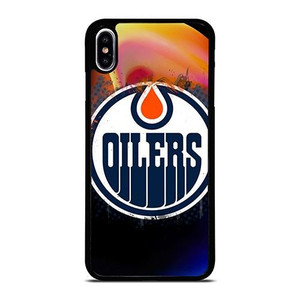 EDMONTON OILERS FIRE LOGO iPhone XS Max Case Cover