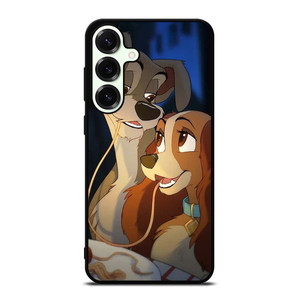 DISNEY CARTOON LADY AND THE TRAMP Samsung Galaxy S25 Plus Case Cover DISNEY CARTOON LADY AND THE TRAMP Samsung Galaxy S25 Plus Case Cover