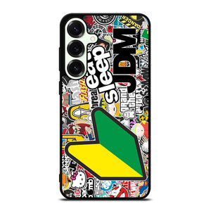 EAT SLEEP JDM STICKER BOMB Samsung Galaxy S25 Plus Case Cover