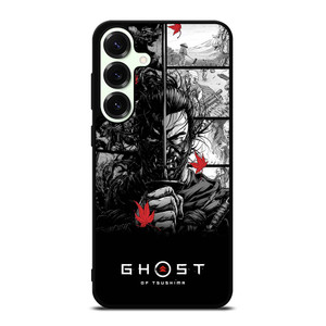 GHOST OF TSUSHIMA LOGO BLACK WHITE Samsung Galaxy S25 Plus Case Cover GHOST OF TSUSHIMA LOGO BLACK WHITE Samsung Galaxy S25 Plus Case Cover