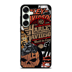 HARLEY DAVIDSON MOTORCYCLE LOGO COLLAGE Samsung Galaxy S25 Plus Case Cover