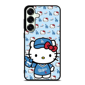 HELLO KITTY LA DODGERS LOS ANGELES BASEBALL Samsung Galaxy S25 Plus Case Cover
