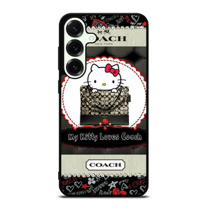 HELLO KITTY LOVES COACH Samsung Galaxy S25 Plus Case Cover HELLO KITTY LOVES COACH Samsung Galaxy S25 Plus Case Cover
