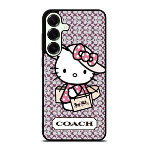 HELLO KITTY X COACH NEW YORK LOGO Samsung Galaxy S25 Plus Case Cover