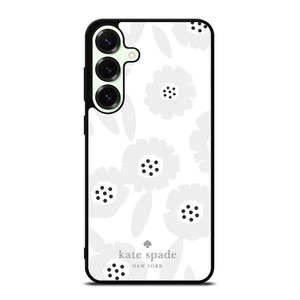 KATE SPADE GREY FLOWER Samsung Galaxy S25 Plus Case Cover