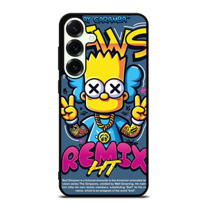 KAWS X BART SIMPSONS Samsung Galaxy S25 Plus Case Cover