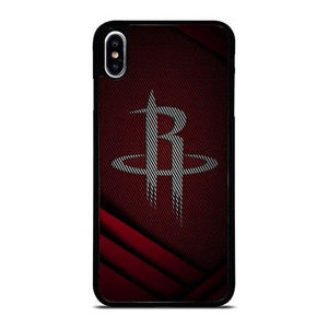 HOUSTON ROCKETS CARBON LOGO iPhone XS Max Case Cover