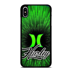 HURLEY LOGO GREEN iPhone XS Max Case Cover