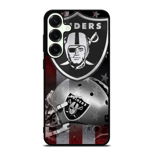 LAS VEGAS RAIDERS HELMET USA FLAG Samsung Galaxy S25 Plus Case Cover