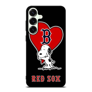 LOVE BOSTON RED SOX SNOOPY Samsung Galaxy S25 Plus Case Cover
