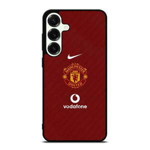 MANCHESTER UNITED FC LOGO FOOTBALL VODAFONE JERSEY Samsung Galaxy S25 Plus Case Cover
