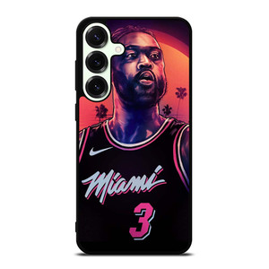 MIAMI HEAT DWYANE WADE 3 NBA Samsung Galaxy S25 Plus Case Cover