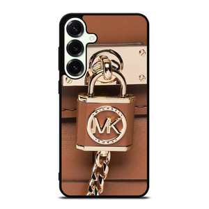 MICHAEL KORS LOGO MK PADLOCK BROWN Samsung Galaxy S25 Plus Case Cover MICHAEL KORS LOGO MK PADLOCK BROWN Samsung Galaxy S25 Plus Case Cover