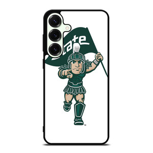 MICHIGAN STATE SPARTANS LOGO FOOTBALL MASCOT Samsung Galaxy S25 Plus Case Cover