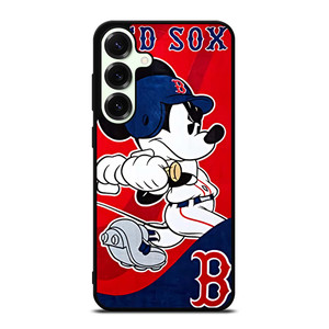 MICKEY MOUSE BOSTON RED SOX Samsung Galaxy S25 Plus Case Cover