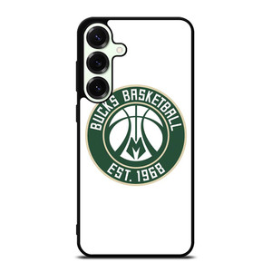 MILWAUKEE BUCKS LOGO BASKETBALL 1968 Samsung Galaxy S25 Plus Case Cover
