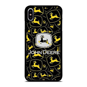 JOHN DEERE LOGO PATTERN iPhone XS Max Case Cover