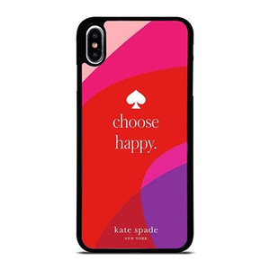 KATE SPADE CHOOSE HAPPY iPhone XS Max Case Cover KATE SPADE CHOOSE HAPPY iPhone XS Max Case Cover