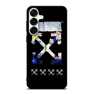 OFF WHITE CLOTHING ART LOGO Samsung Galaxy S25 Plus Case Cover OFF WHITE CLOTHING ART LOGO Samsung Galaxy S25 Plus Case Cover
